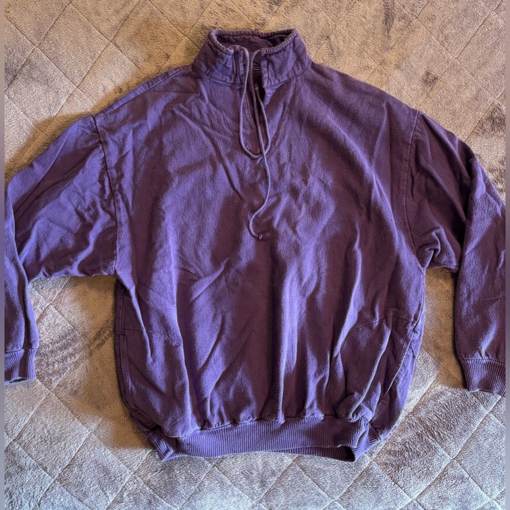 Purple Pullover Sweatshirt